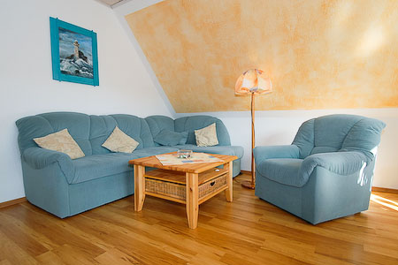 Ferienwohnung - Wohnzimmer
