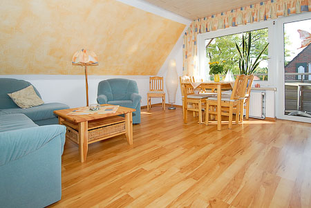 Ferienwohnung - Wohnzimmer