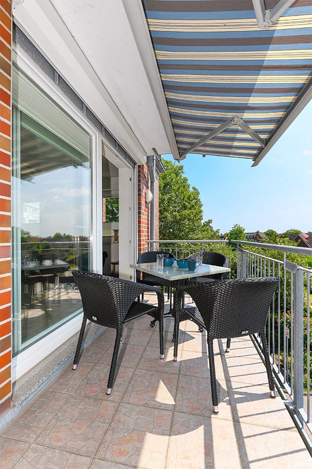 Ferienwohnung „Süderhörn“ - Balkon