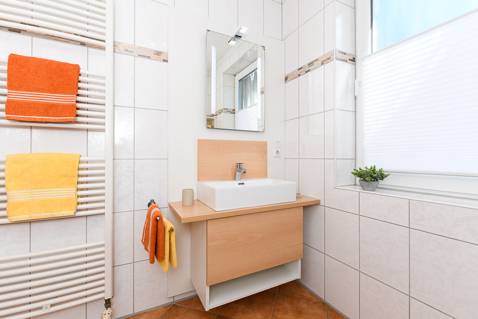 Ferienwohnung „Hafenblick“ - Badezimmer
