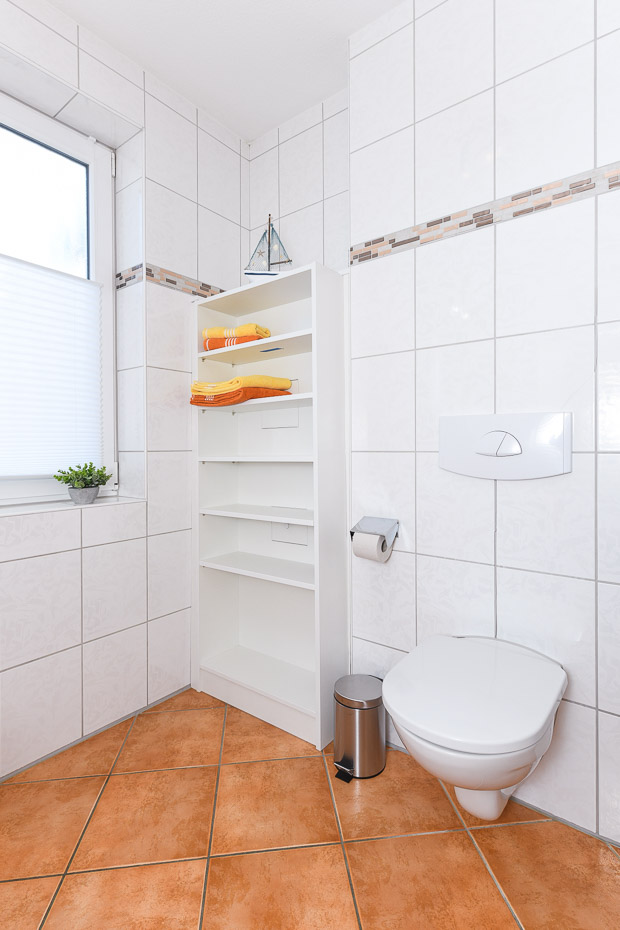 Ferienwohnung „Hafenblick“ - Badezimmer