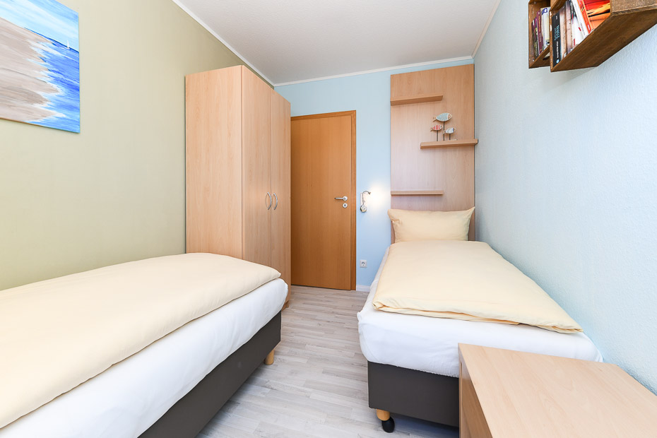 Ferienwohnung „Hafenblick“ - Schlafzimmer 2/Kinderzimmer