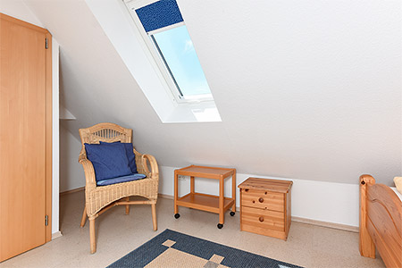 Ferienwohnung „Nordseeblick“ - Schlafzimmer 2/Kinderzimmer