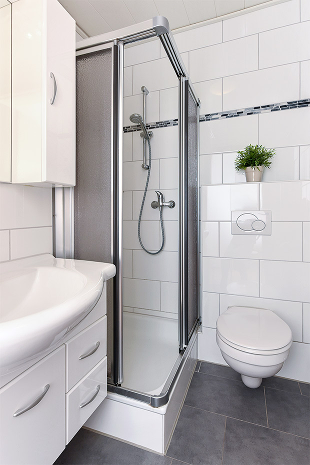 Ferienwohnung „Möwe“ - Badezimmer