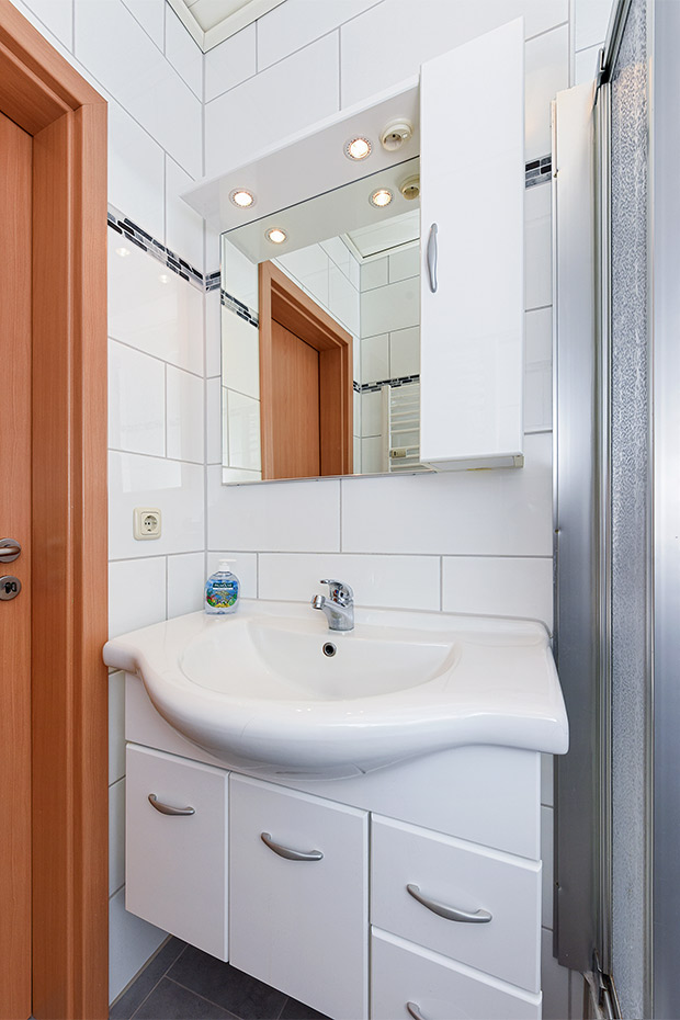Ferienwohnung „Möwe“ - Badezimmer