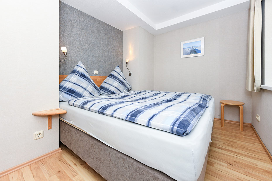 Ferienwohnung „Wattwurm“ - Schlafzimmer