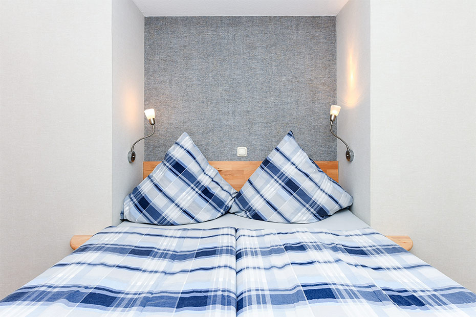 Ferienwohnung „Wattwurm“ - Schlafzimmer