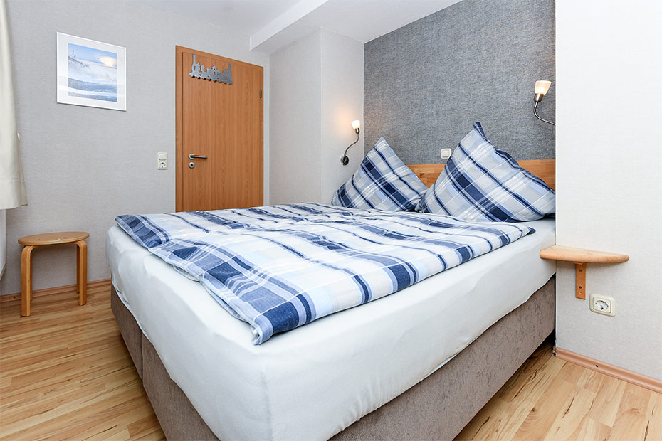Ferienwohnung „Wattwurm“ - Schlafzimmer