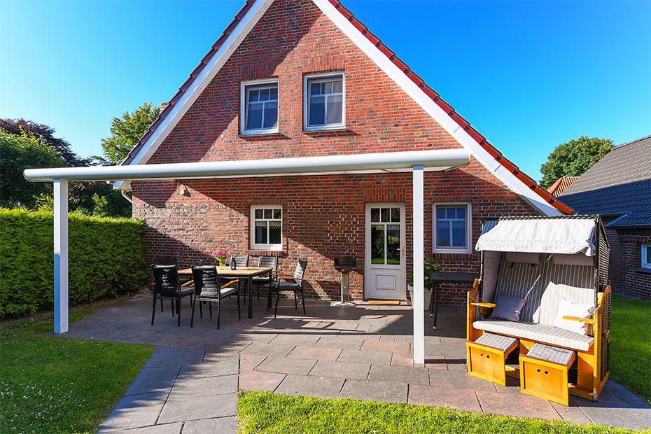 Ferienhaus „Wetterleuchten“ - Terrasse