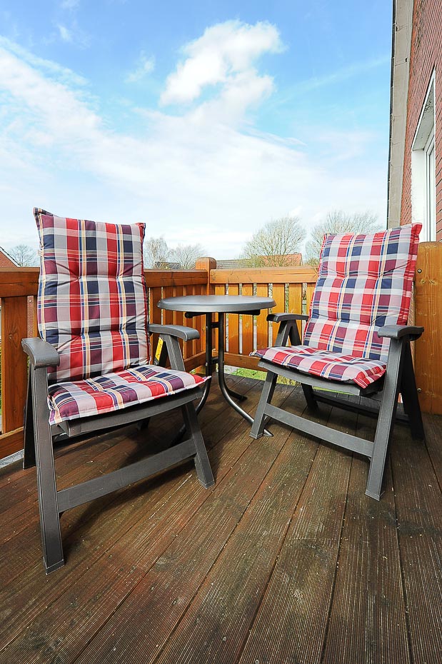 Ferienwohnung „Auster“ - Balkon