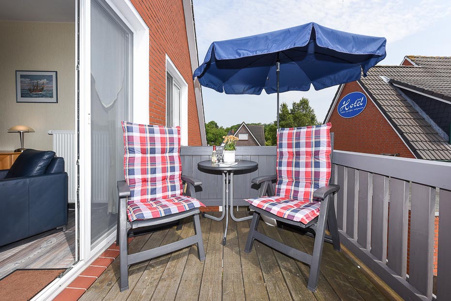 Ferienwohnung „Düne“ - Balkon