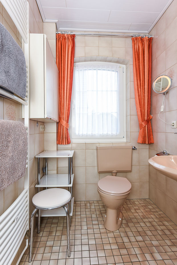 Ferienwohnung „Erdgeschoss“ - Badezimmer