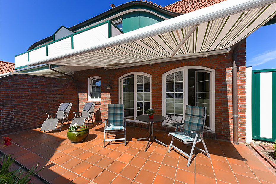 Ferienwohnung „Erdgeschoss“ - Terrasse