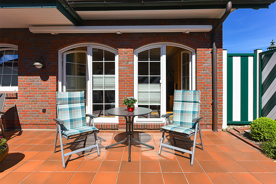 Ferienwohnung „Erdgeschoss“ - Terrasse