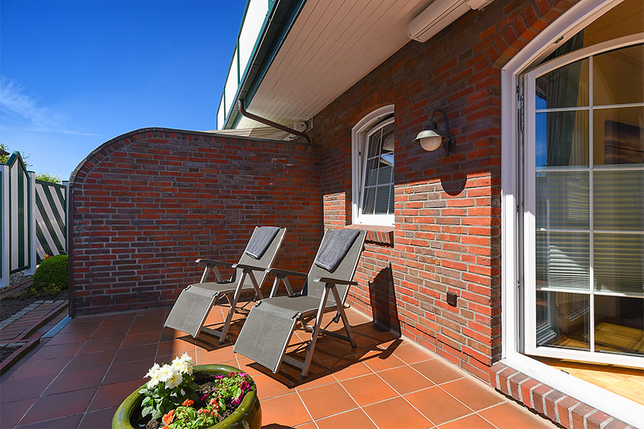 Ferienwohnung „Erdgeschoss“ - Terrasse