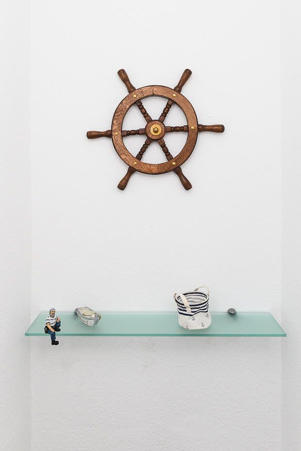 Ferienwohnung „Haus Windrose“ - Treppe ins Obergeschoss