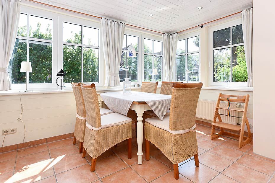 Ferienwohnung „Erdgeschoss“ - Wohnzimmer