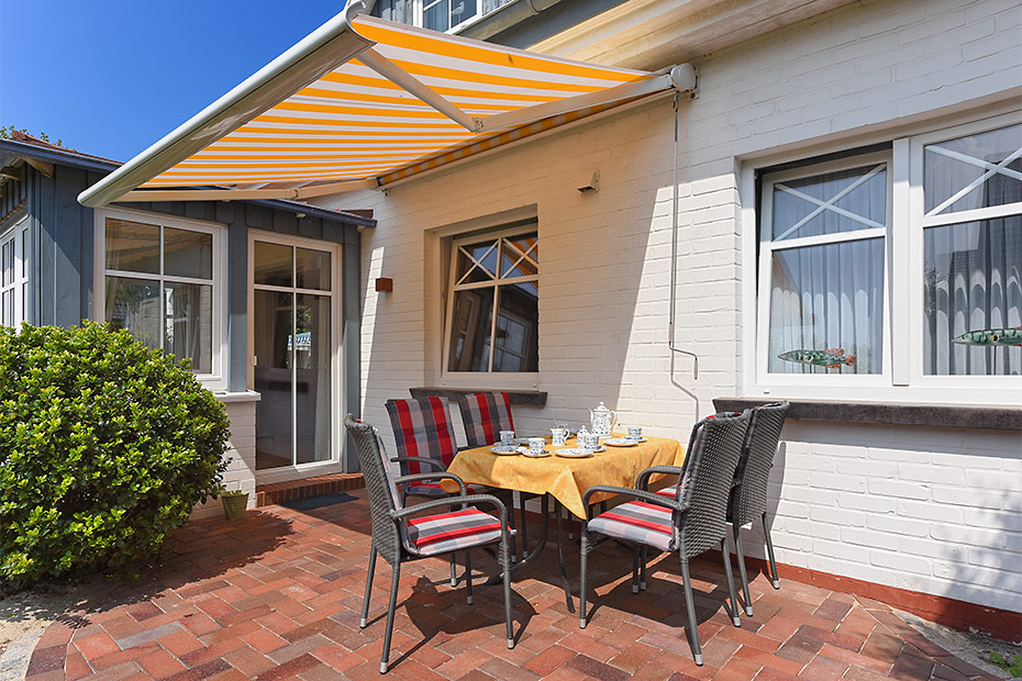 Ferienwohnung „Erdgeschoss“ - Terrasse