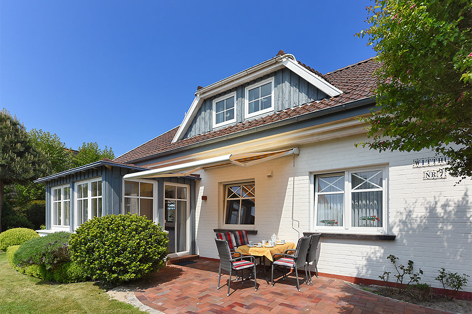 Ferienwohnung „Erdgeschoss“ - Terrasse