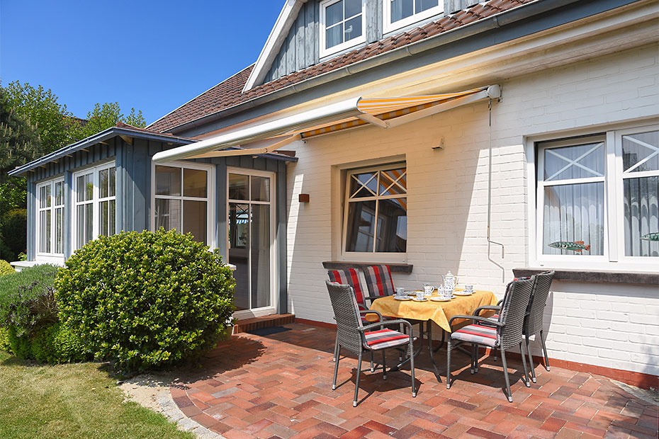 Ferienwohnung „Erdgeschoss“ - Terrasse