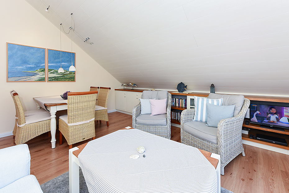 Ferienwohnung „Obergeschoss“ - Wohnzimmer